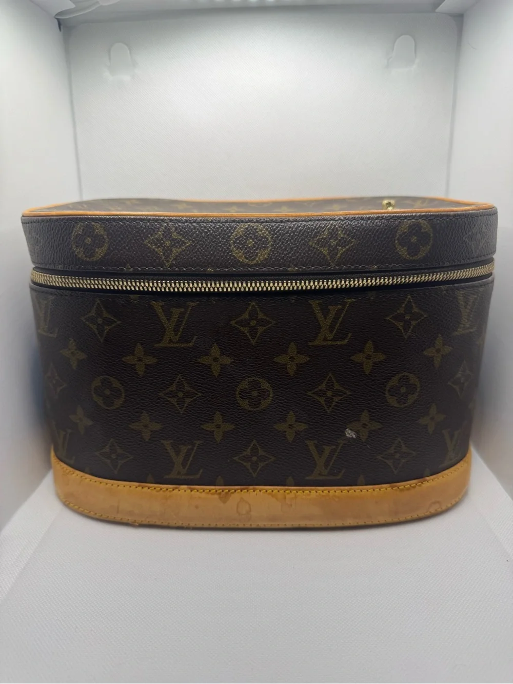Louis Vuitton Monogram Canvas Brown and Tan Toiletry Case